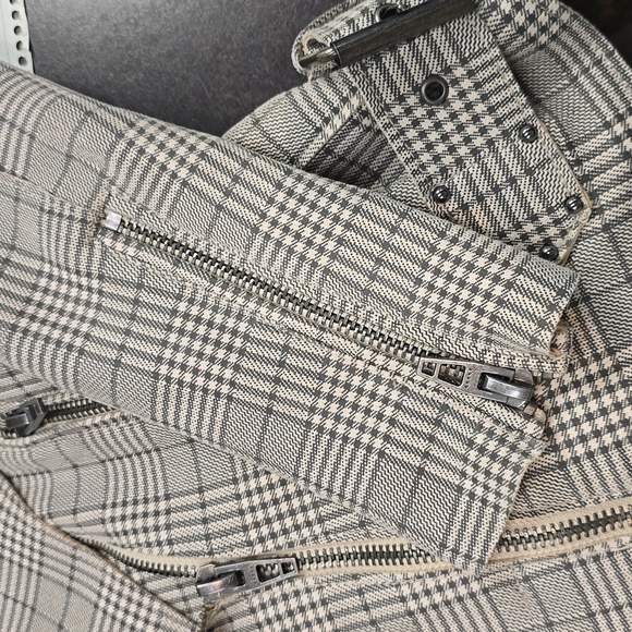 NWT Blank NYC Plaid Moto Jacket - Picture 8 of 11